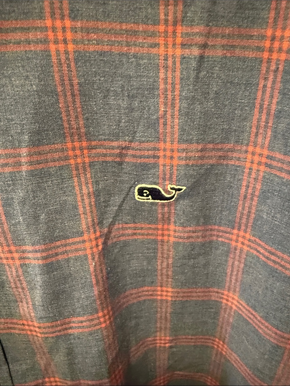 Vineyard Vines Men’s Blue and Pink Plaid Button-Down Shirt - Picture 3 of 4